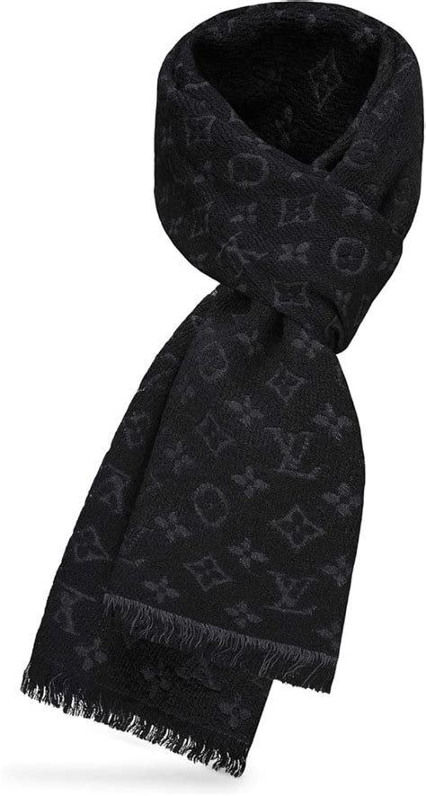 lv scarf black|louis vuitton black scarves.